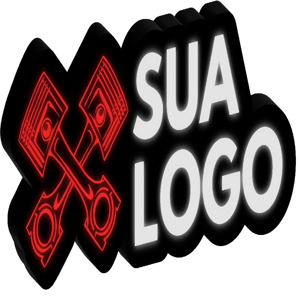 Luminoso Personalizado Oficia Mecânica - Sua Marca em Oferta na Shopee