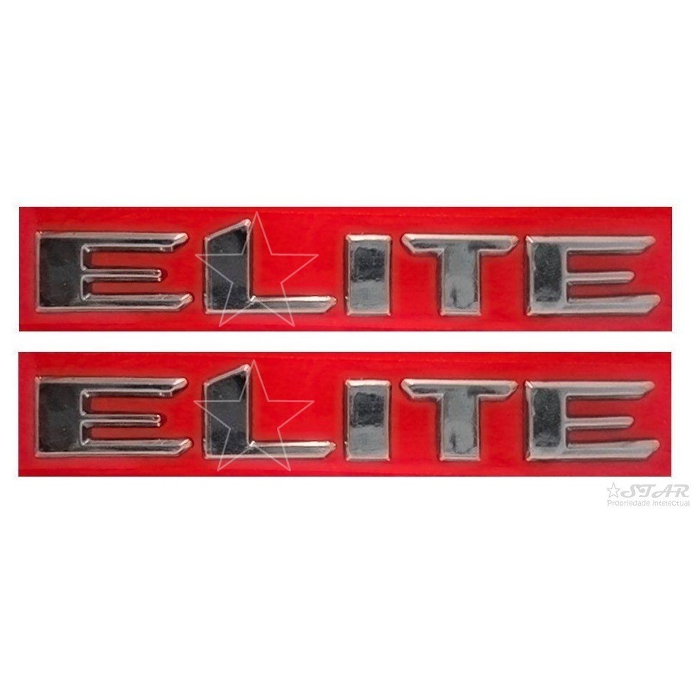 Emblemas Laterais Elite - Vectra 2010 À 2011
