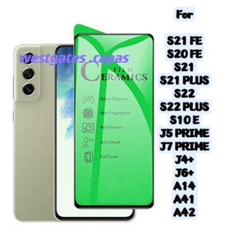 Pelicula 9D Cerâmica Compativel Samsung S21 FE S21 S22 S10 E J5 PRIME J7 PRIME J4+ J6+ A14 A41 A42