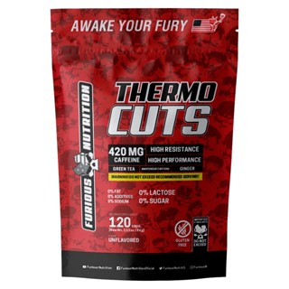 Termogênico Thermo Cuts 60 120 Cápsulas 420mg Cafeína - Furious Nutrition