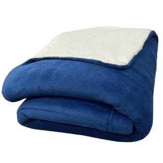 Cobertor Coberdrom Casal Dupla Face Sherpa Pele De Carneiro Para Frio Quentinho Macio Soft Quarto