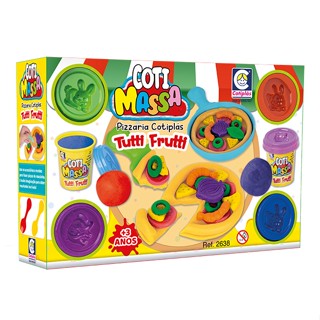 Massinha Modelar Coti Massa C/cheiro Tutti Frutti Pizzaria