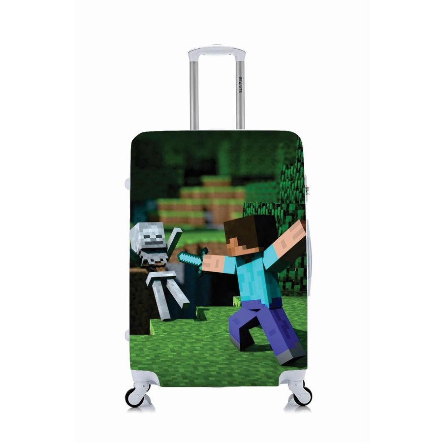 Capa Protetora Para Mala Viagem Personalizada Pequena Steven Espada de Diamante