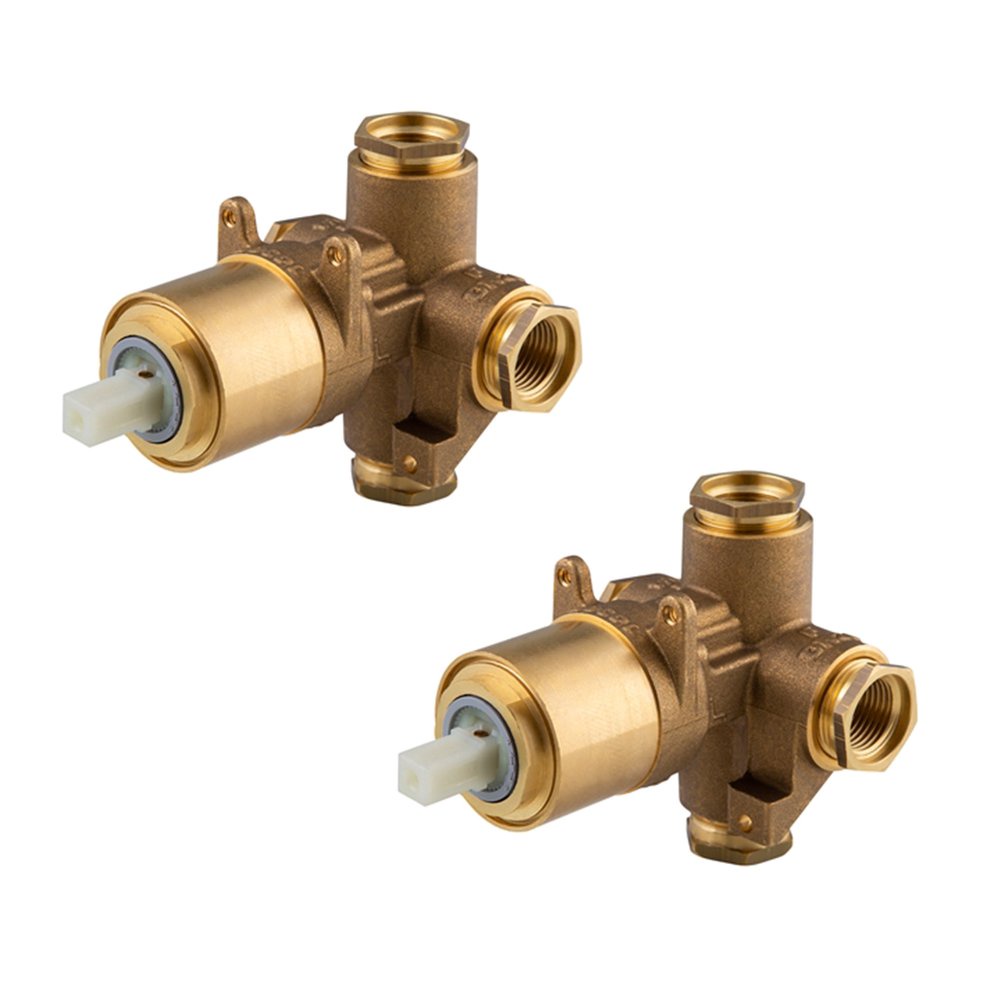 Kit Misturador Base Monocomando Banheira/Chuveiro Alta Pressão 1/2 e 3/4 Docol Com 2 Peças