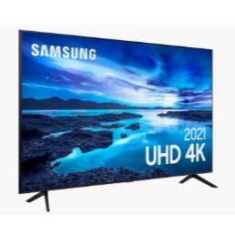 Smart TV LED 75" Samsung Crystal 4K HDR UN75AU7700GXZD