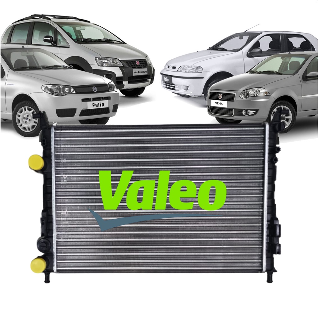 Radiador Valeo Palio Idea Strada Siena 2002 2004 2006 2008 2010 em Oferta na Shopee