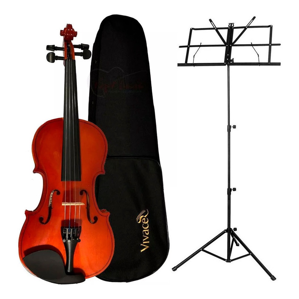 Violino 3/4 Vivace Mozart Mo34 Case Luxo E Arco + Partitura