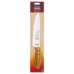 Faca para Carne Com Lâmina de Aço Inox e Cabo de Madeira 8" Tramontina - 22938108