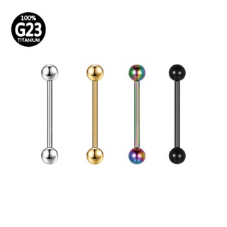 Piercing Barbell Titânio Rosca Interna / Mamilo, Língua, Orelha-Transversal e Outros