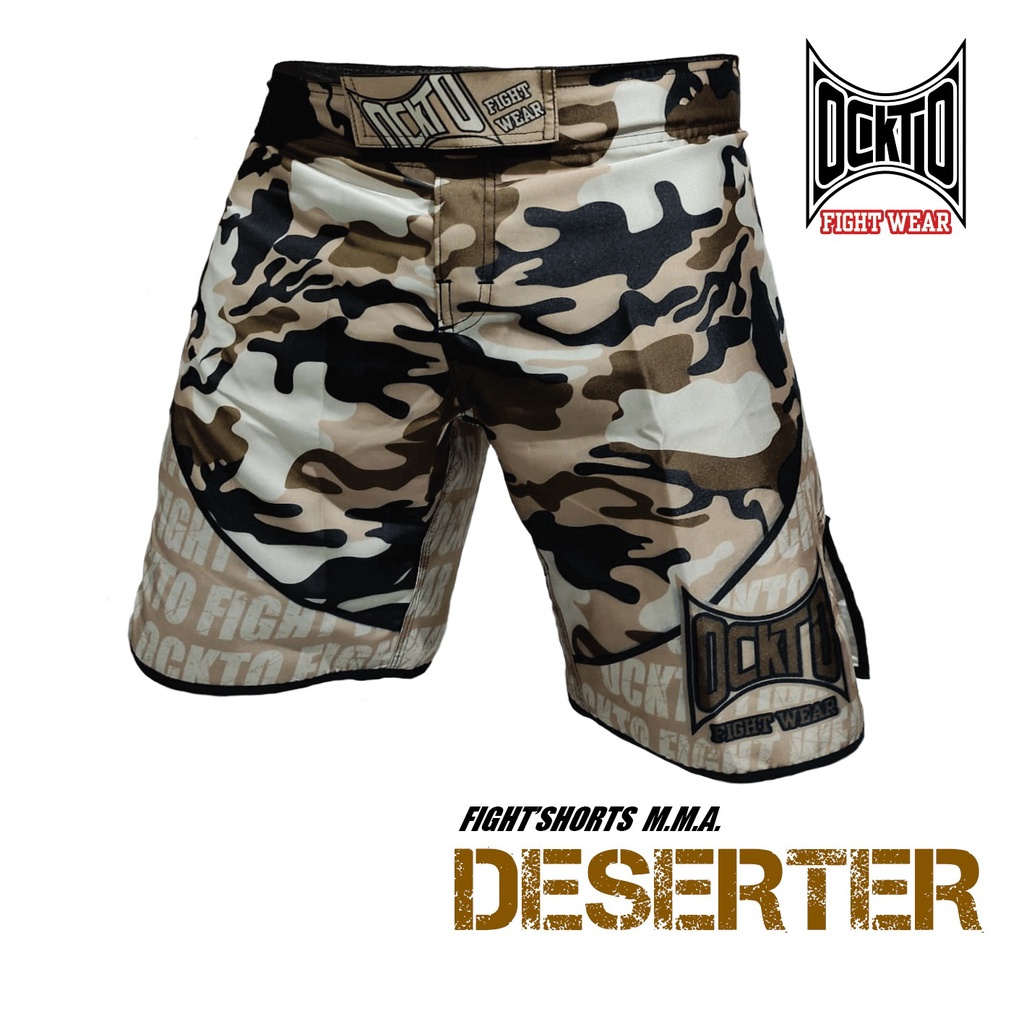 Short Bermuda Mma Muay Thai BJJ Ockto Deserter