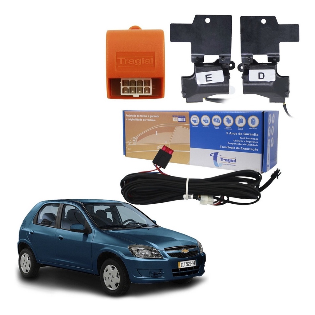 Trava Elétrica Tragial Chevrolet Celta Até 2005 2 Portas Tca2mn Modelo Original em Oferta na Shopee