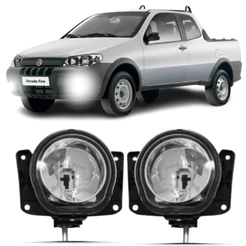 Par Farol Milha Fiat Strada 2005 2006 07 08 09 10 2011 2012