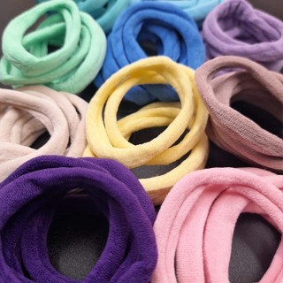 48 Rabico girls rainbow  elástico para cabelo Scrunchie multicolorido