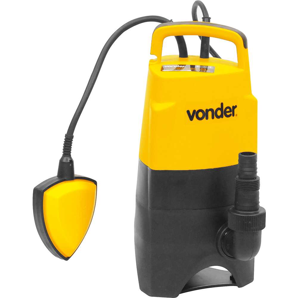 Bomba Submersa 450W 7000 Litros Por Hora 220V Vonder