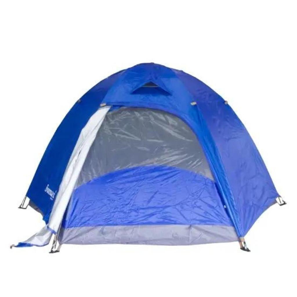 Barraca Camping 4 Lugares Azul 240x240x135cm Sumax