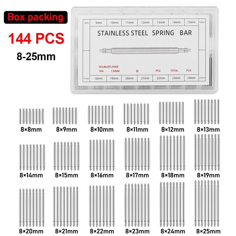 Acessórios Para Relógios De Aço Inoxidável Orelha Crua Agulha Ferramenta De Reparo Do Relógio De Eixo Fixo Pino Da Mola