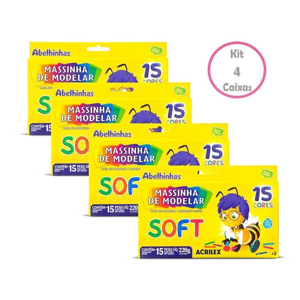 Massinha Acrilex 15 Cores: Onde Comprar | BuscaProdutos