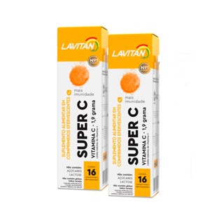 Suplemento Lavitan Super C Efervescente 16 Comprimidos 2CX