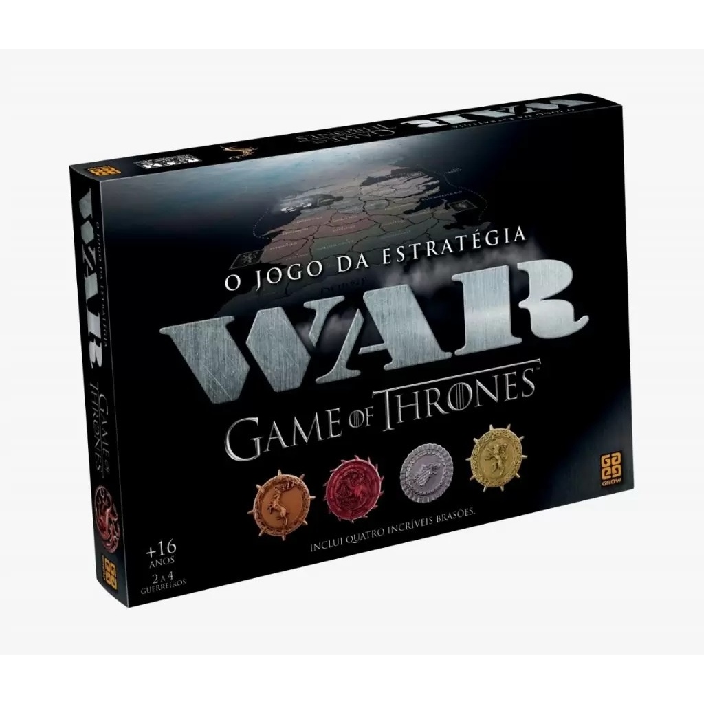 Jogo War Edição Game Of Thrones 0400 Grow em Oferta na Shopee