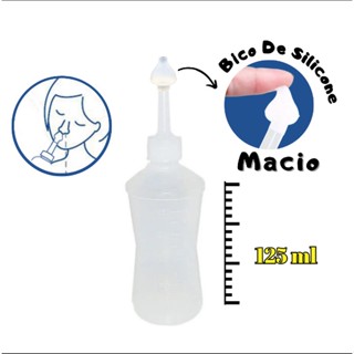 Dispositivo Para Lavagem Nasal Com Bico de Silicone Macio