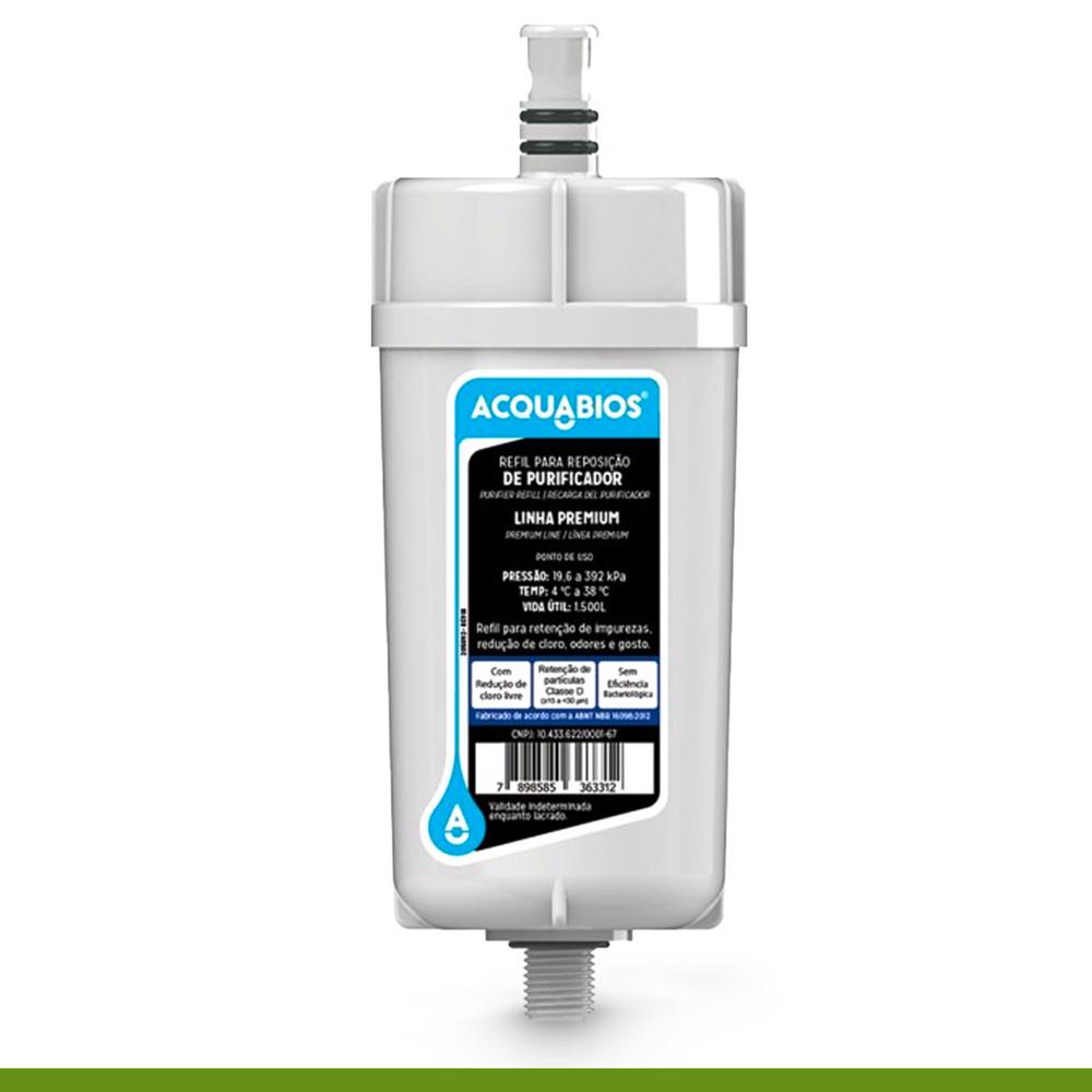 Refil Filtro De Água Purificador Para Torneira Aqcabios Premium