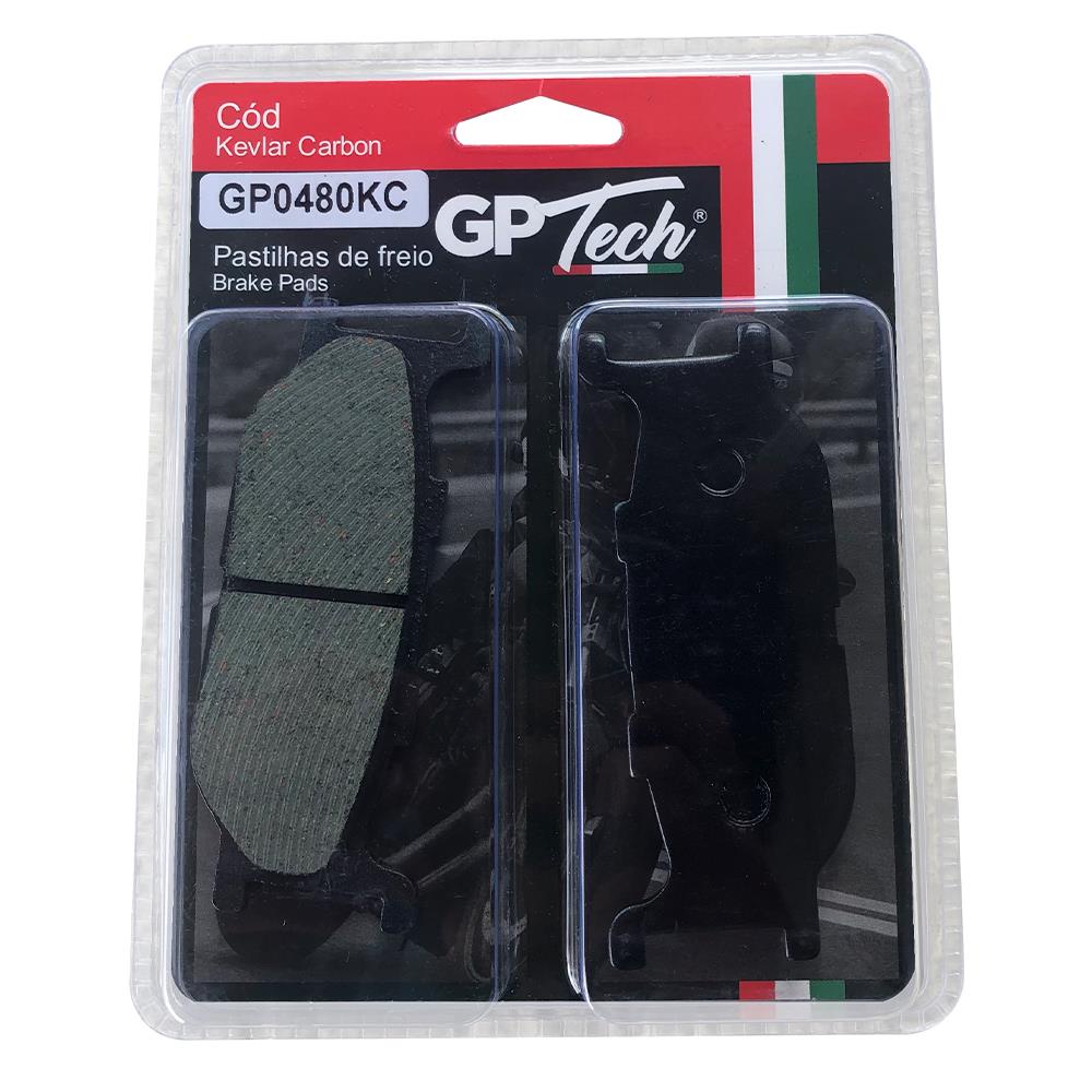Pastilha Freio GP TECH 0480KC (D) Virago 535 96- / DRAG STAR 650 / Virago 1100 / Midnight 950