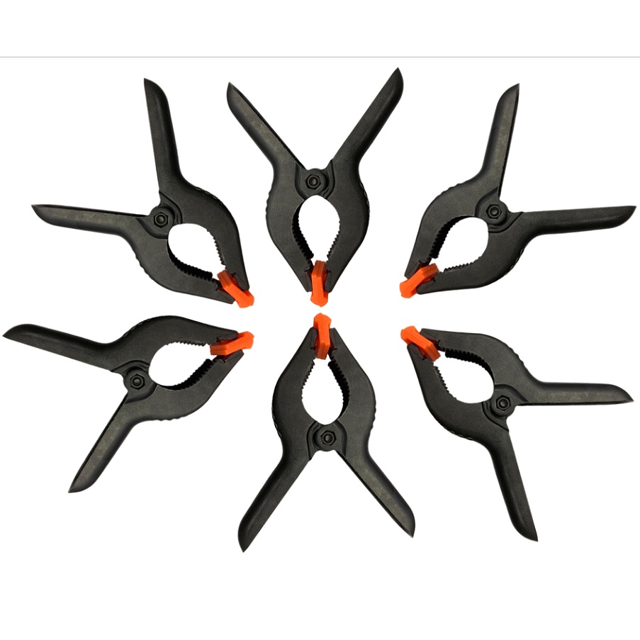 Pregador tamanho 4 Polegadas Garra Pinça Presilha Grampo Marcenaria Kit com 06 peças