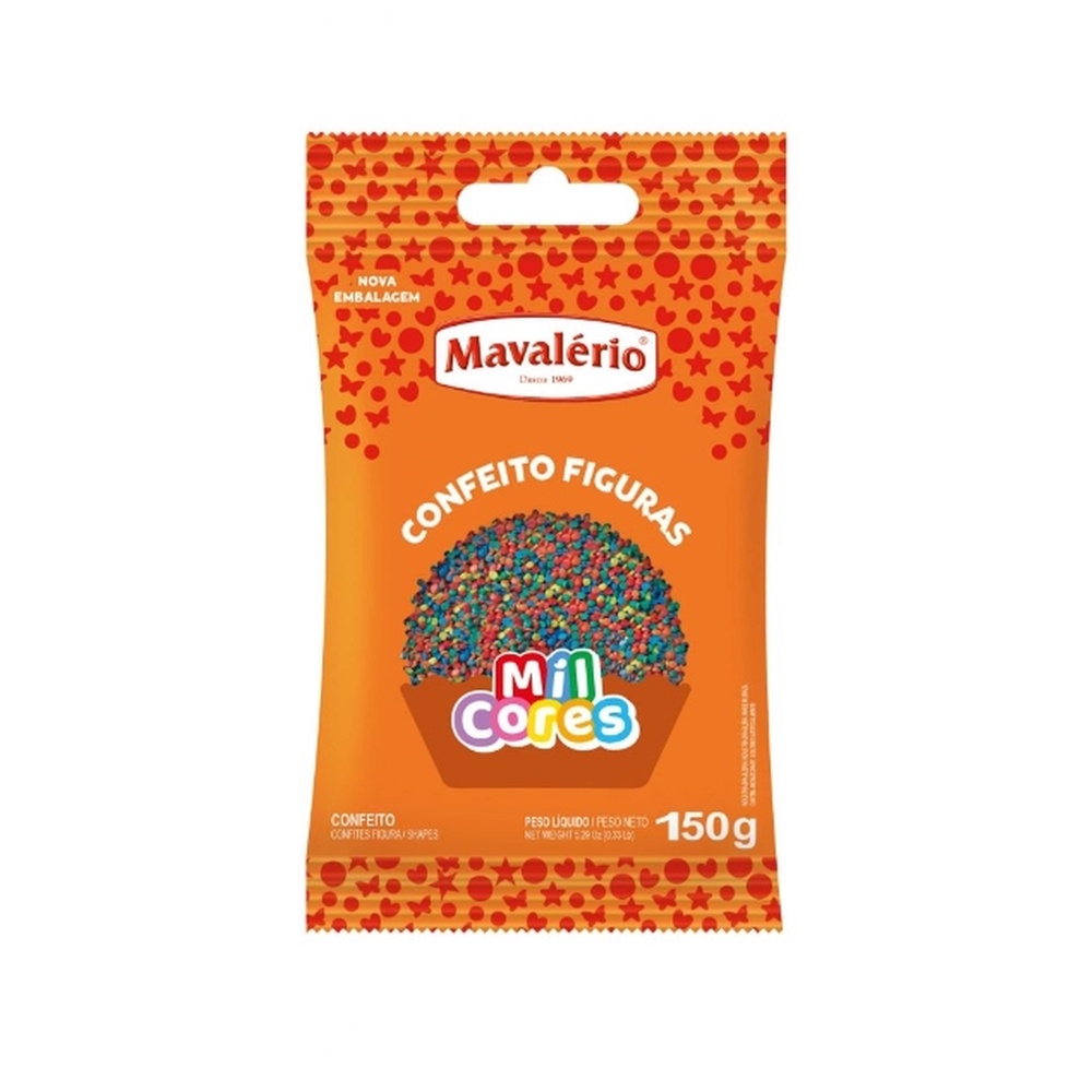 Confeito Figura Mavalerio 50g Mini Confete