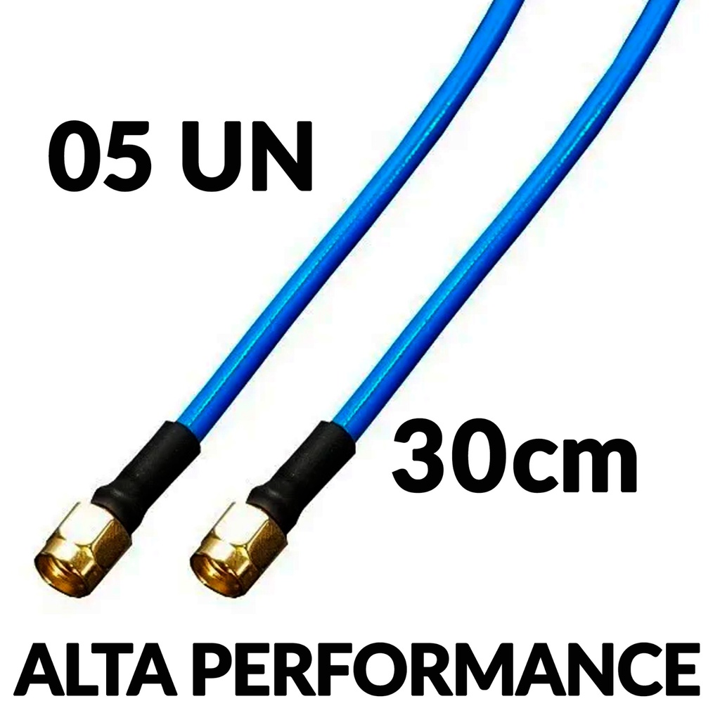 05 unidades Ubiquiti Pigtail Rocket- 5g30 34 Sma 30cm Femea  (rocket M5, Rocket Ac, Rb 912, Rb 912