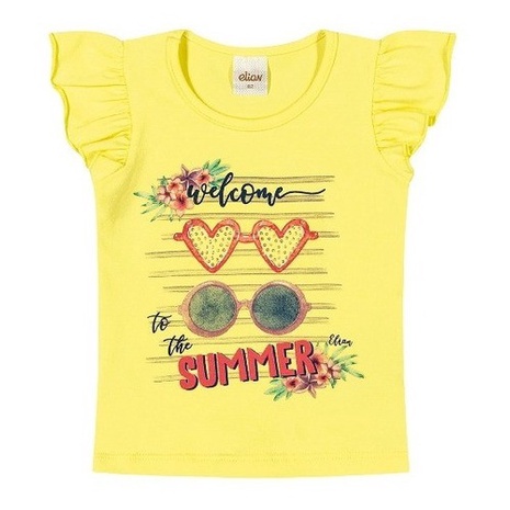 Blusa Infantil Menina Feminina Elian 4 Ao 12