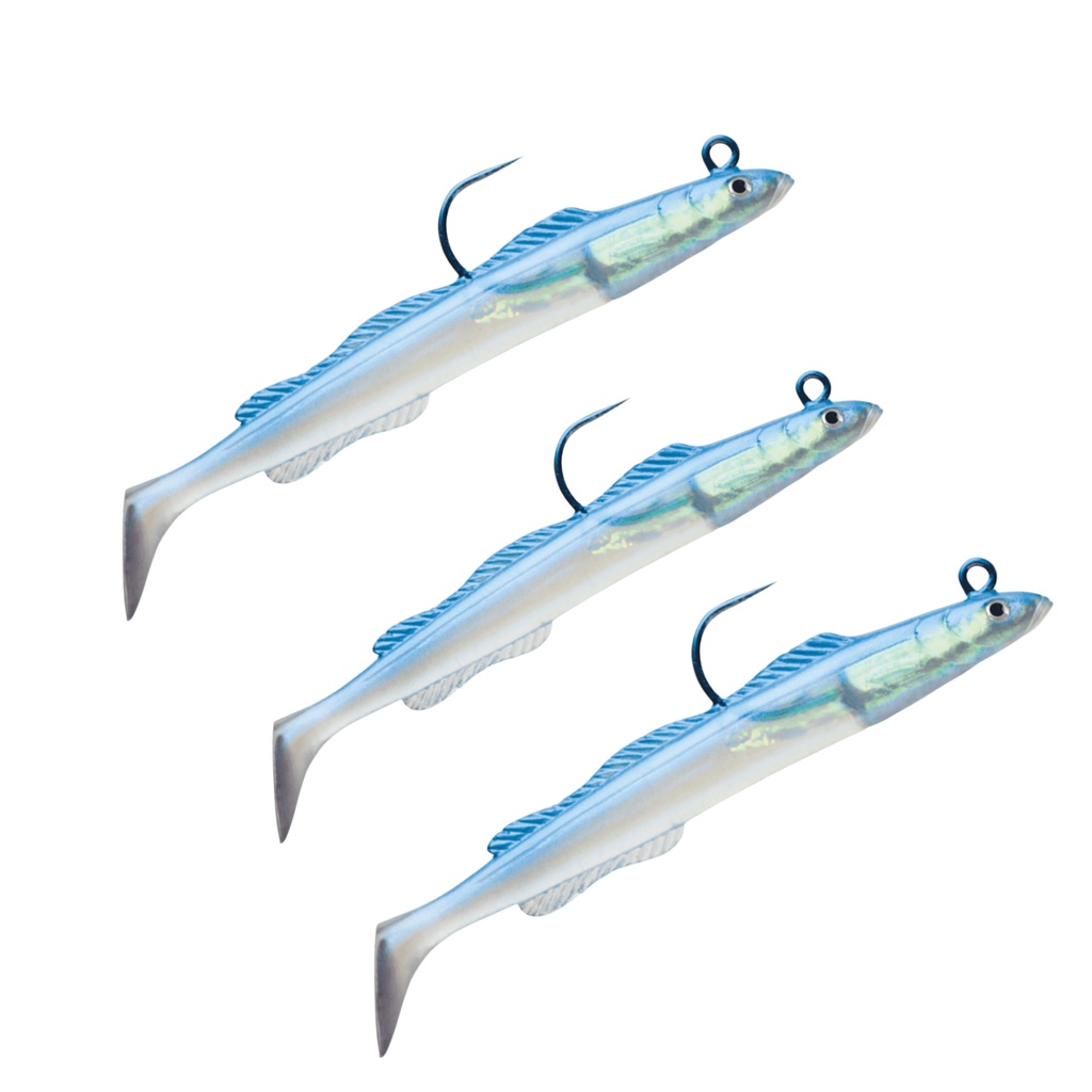 ISCA SHAD STORM 3 UNIDADES 15CM 24GR LIVE SAND EEL 6'' BL