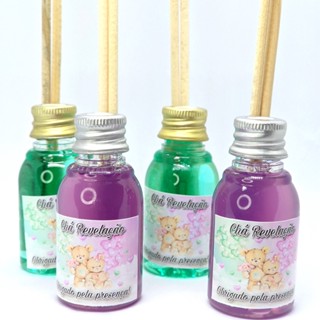 5 Lembrancinhas Mini Aromatizador 30ml Para Evento Chá