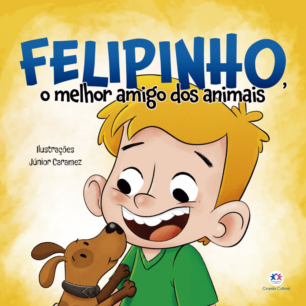 Livro Literatura infantil Felipinho, o melhor amigo dos animais em Oferta na Shopee
