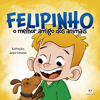 Livro Literatura infantil Felipinho, o melhor amigo dos animais em Oferta na Shopee