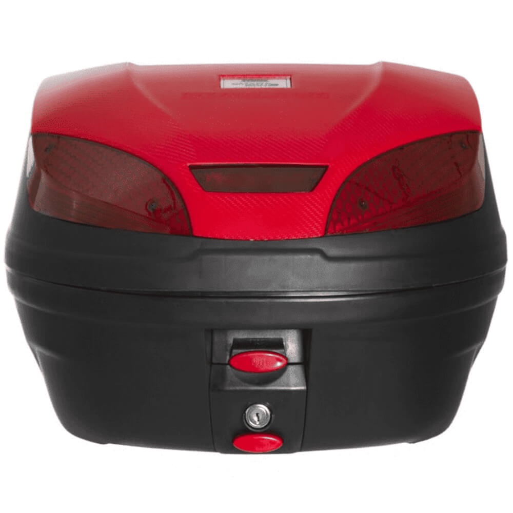 Bauleto para Moto 30 Litros Smartbox 3 Universal Com Refletor Traseiro Vermelho BP-10VM - Pro Tork em Oferta na Shopee