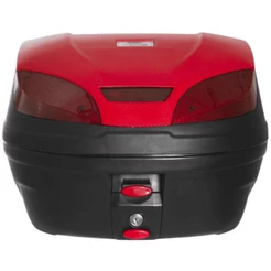 Bauleto para Moto 30 Litros Smartbox 3 Universal Com Refletor Traseiro Vermelho BP-10VM - Pro Tork