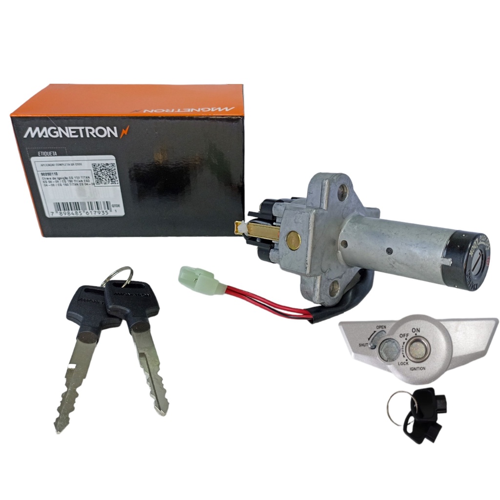 Kit Chave Ignição Bloqueador Cg 150 Titan 2004 2005 2006 2007 2008 Cg 150 Sport 2005 2006 a 2008 em Oferta na Shopee