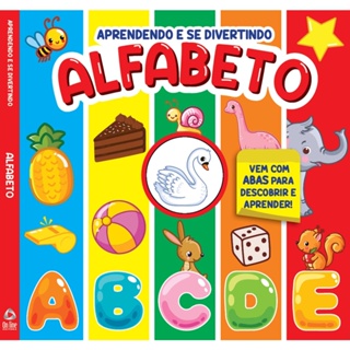 Livro Aprendendo e se Divertindo | Alfabeto em Oferta na Shopee
