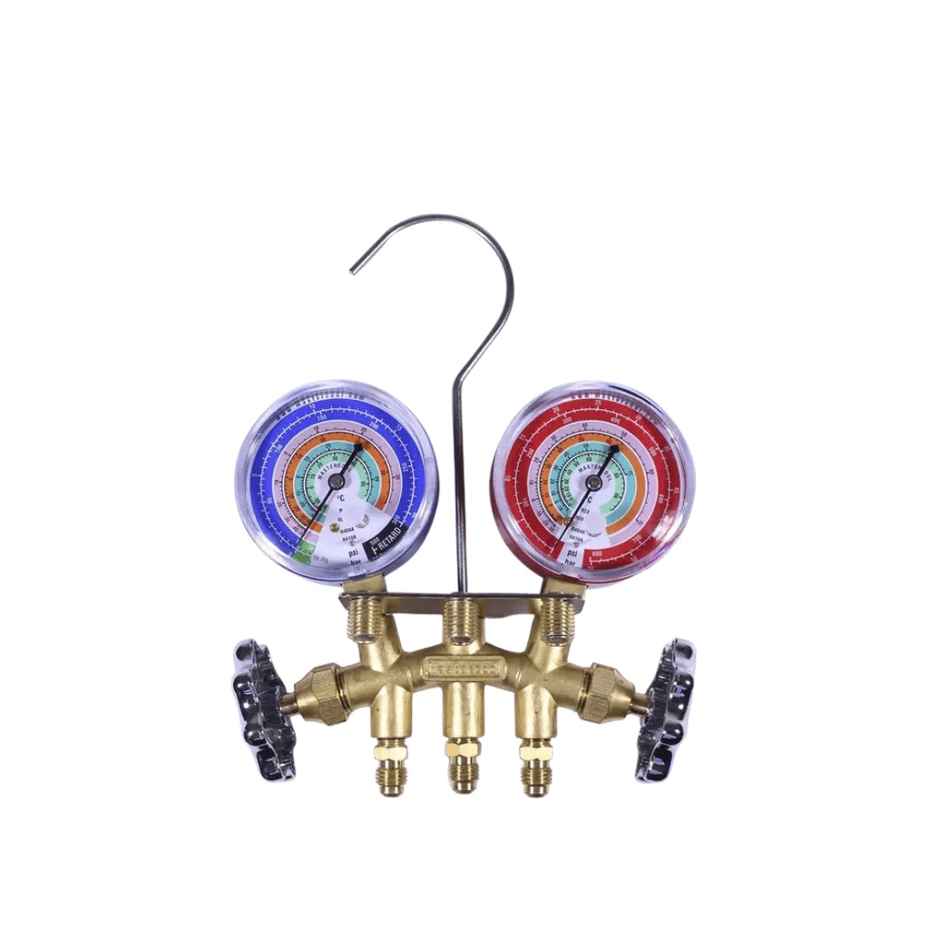 Conjunto Manifold com Mangueira 150 Cm - R410A Mastercool 36661-E