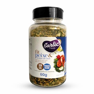 Mix Temperos Secos Garlic Foods Fit Peixes 60g Sem Glúten
