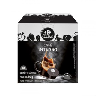 Café em Cápsula Intenso Carrefour Classic 10 Unidades