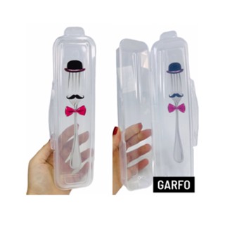 Porta Talher de Plastico Garfo