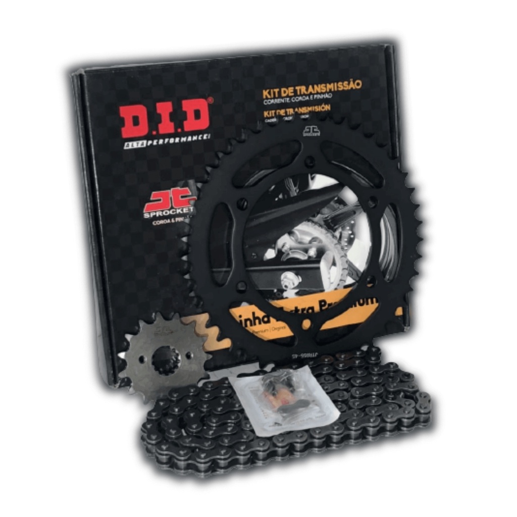 Kit Relação Transmissão Xt660r Xt 660r 2004 2005 2006 2007 2008 2009 2010 2011 2012 2013 2014 2015 Com Retentor Original Did em Oferta na Shopee