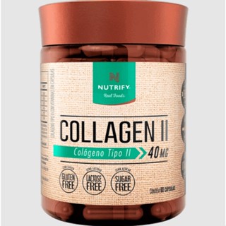 Colageno Tipo 2 40mg 60 caps Nutrify