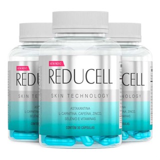 Kit 3x Reducell 30 Cápsulas - Efeito 3 em 1