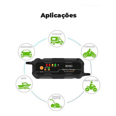 Carregador Inteligente Bateria Estacionaria Chumbo Agel Etc