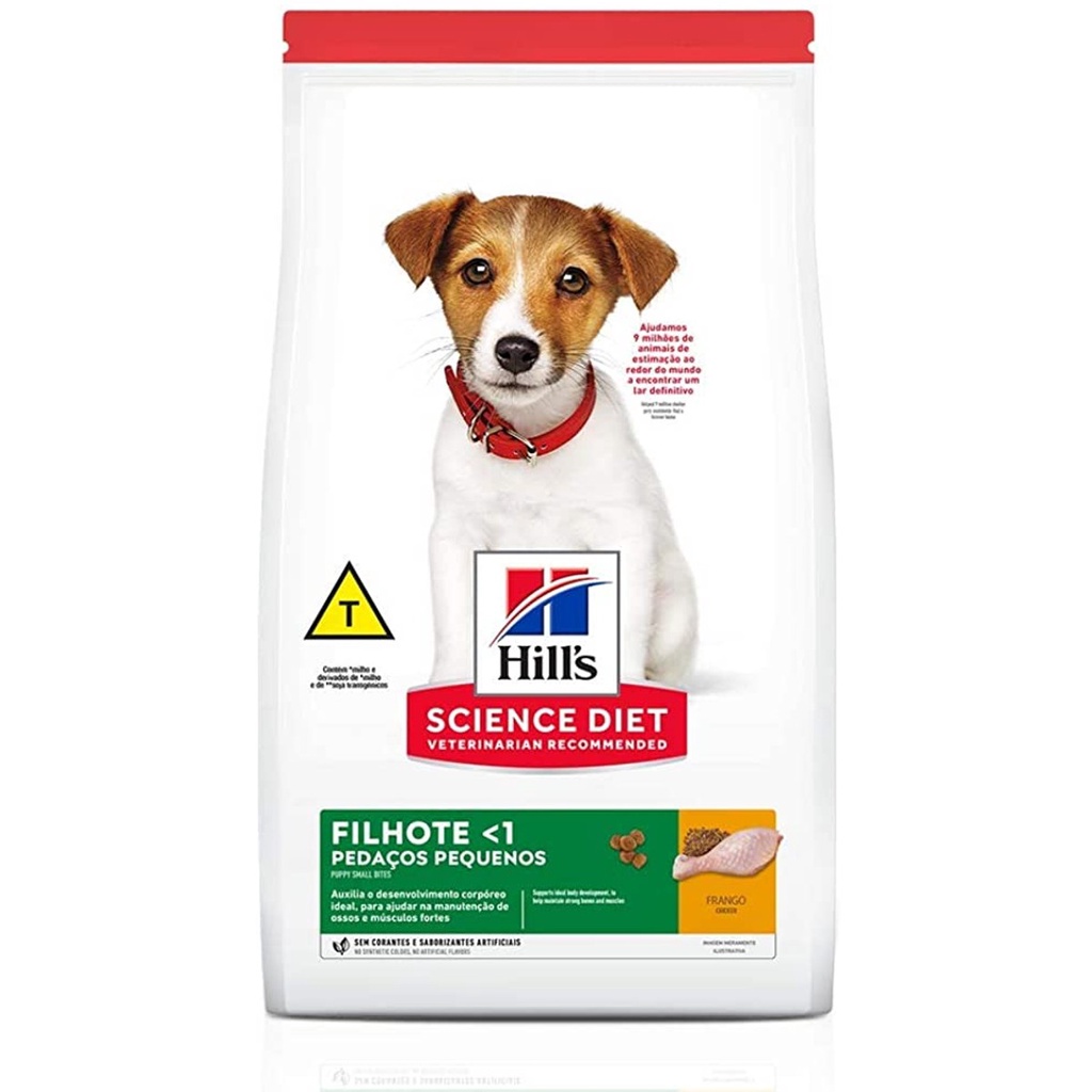 Ração Hills Science Diet Cães Filhotes Pedaços Pequenos 12kg