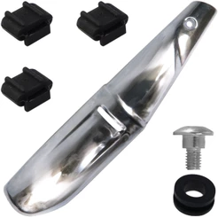 Protetor escape escapamento CB300 CB300R 2009 a 2015 com parafusos e coxins