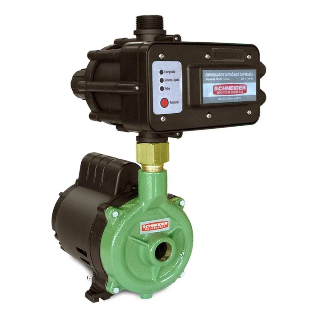 Motobomba Centrifuga Schneider SP-22C Fluxostato 1CV 127V