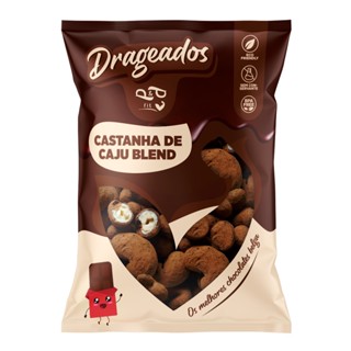 Drageado Castanha de Caju Chocolate Blend 70% com Chocolate Branco 100g - P&P